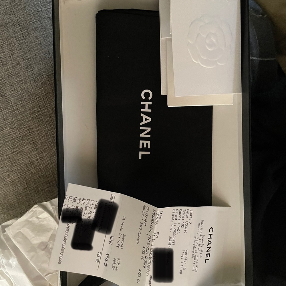 Chanel espadrilles size 39